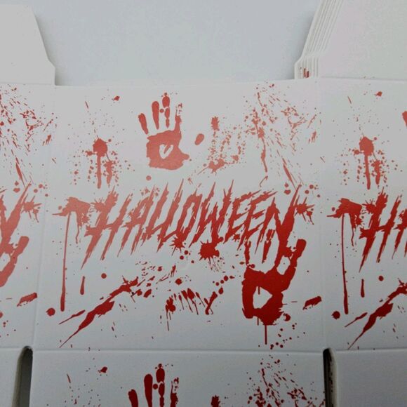 12-Pack Halloween Small Candy Boxes Blood Fingerprints Party Decorations, 2.75" - Picture 2 of 3